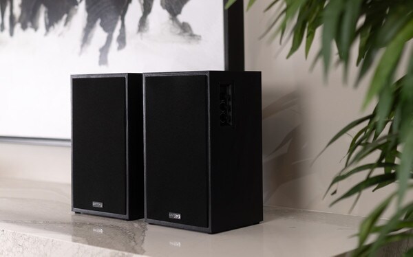 Main product image for Dayton Audio Classic B65A Powered Bluetooth Bookshelf Speaker Pair Black300-260